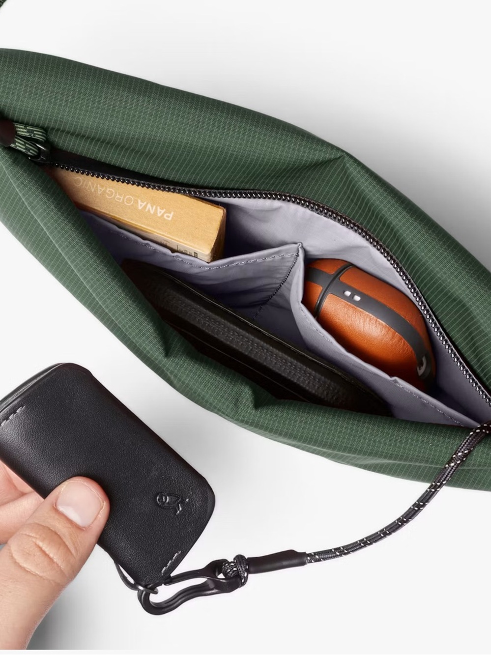 BELLROY NWT Lite Sling Mini Sacoche Spruce Unisex - Picture 5 of 10